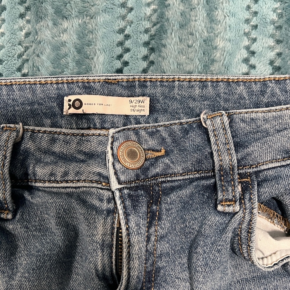 SOL High-Waisted Blue Jeans